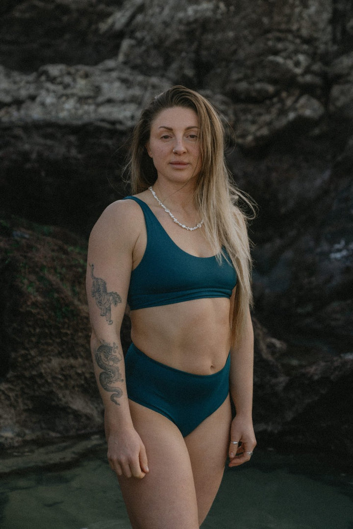 MOW Equinox - Tank Bikini Top - Kelp