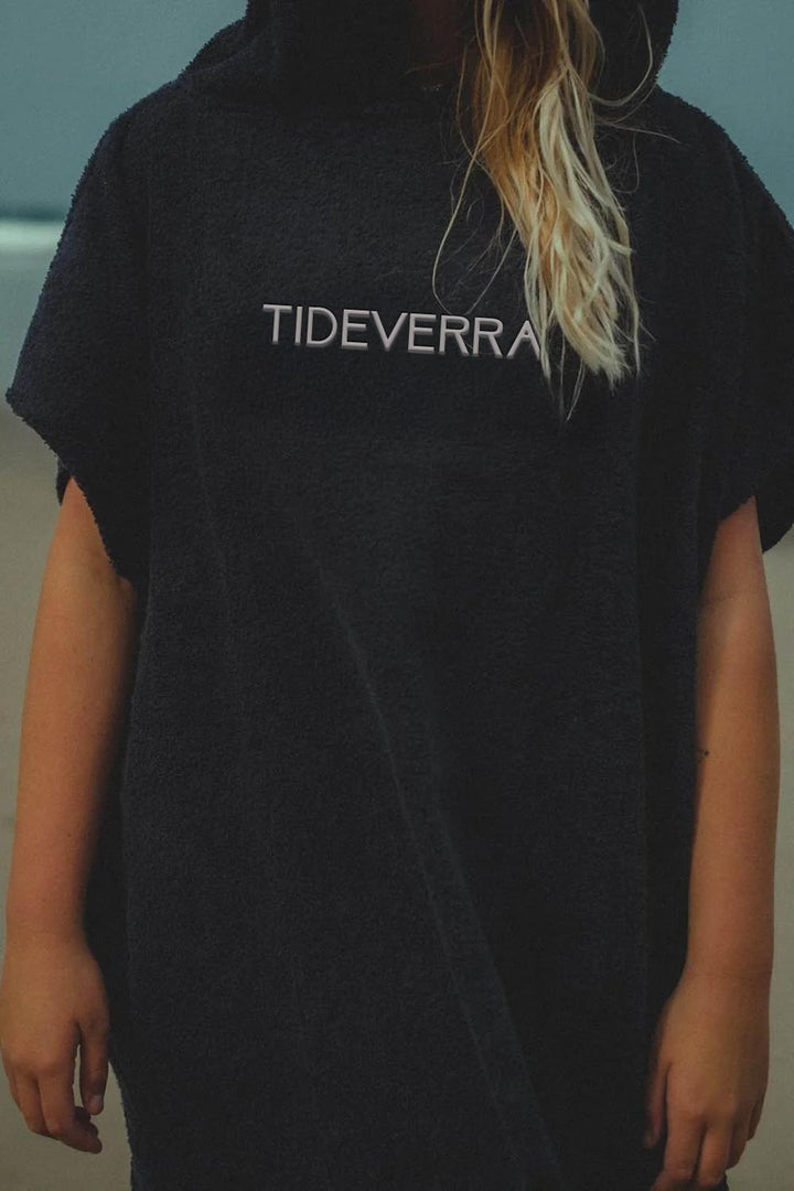 Tideverra Cotton Towel Changing Robe - Navy