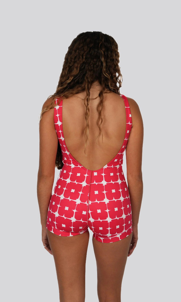 Winki Lola Cherry - Boyleg 1mm Neoprene One Piece Swimsuit